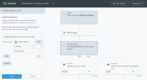 Order Confirmation Flow