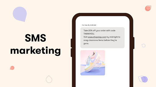 Interact with visitors through SMS Marketing