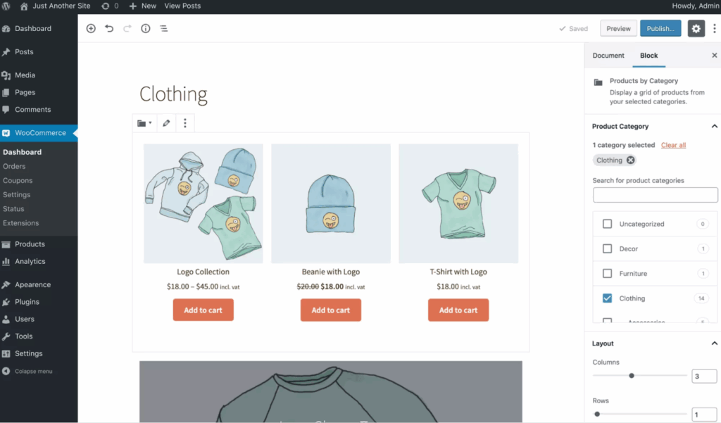 WordPress features